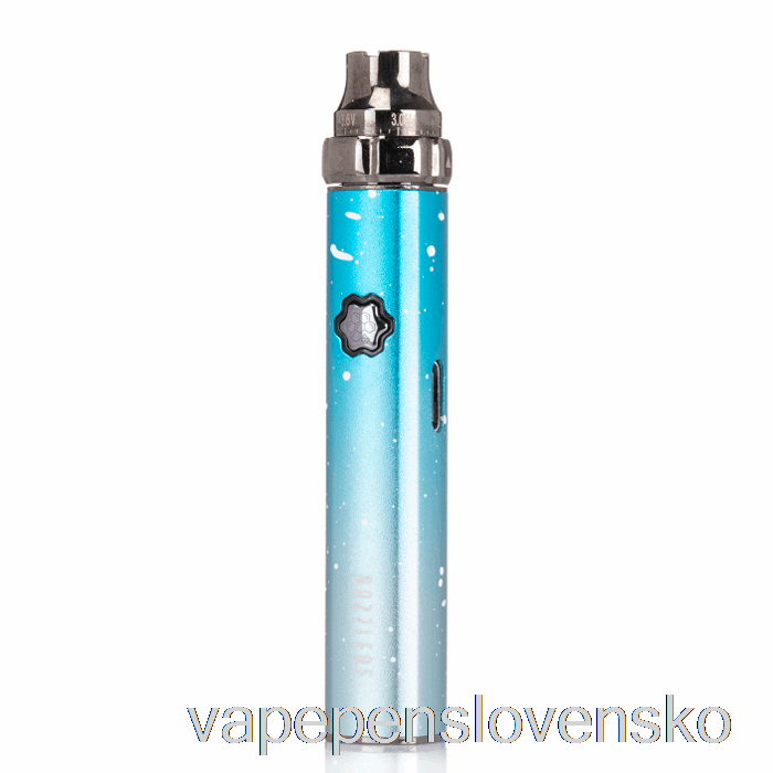 Dazzleaf Squarii Top Twist 510 Batéria Nebesky Modrá Splatter Vape Bez Nikotinu